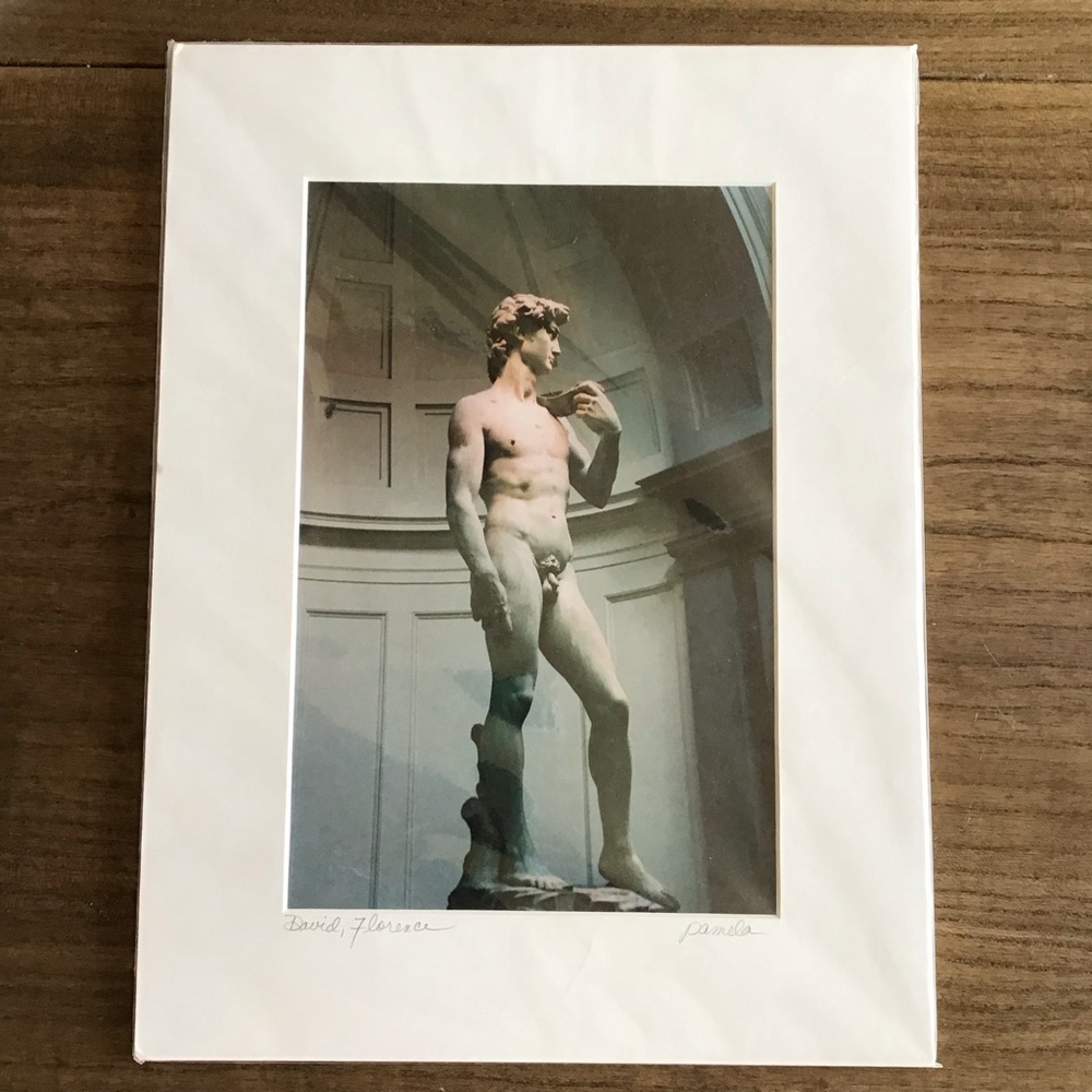 FINAL SALE Original Professional Photograph of Michelangelo David by Pamela Fall